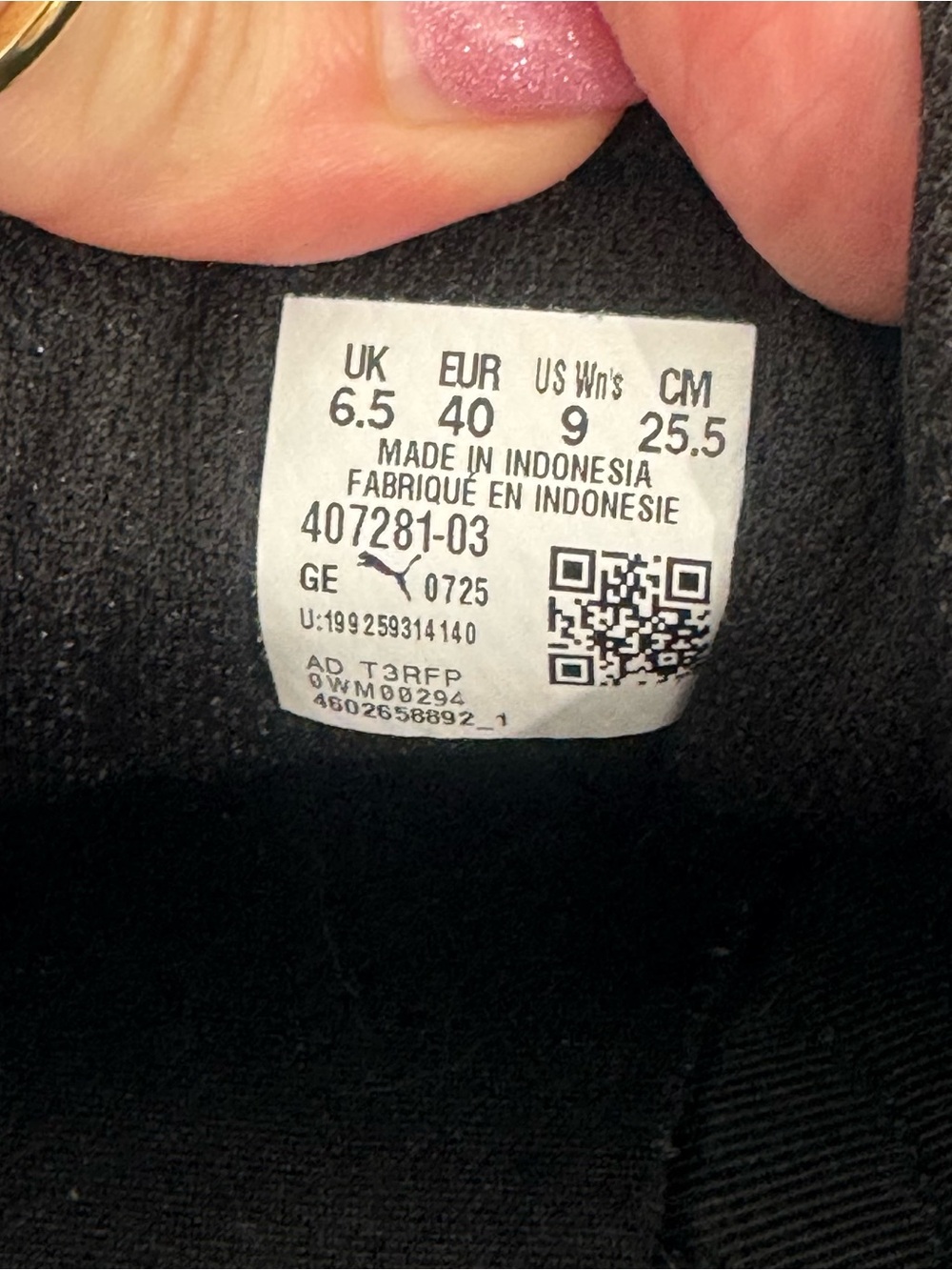 PUMA Bella Donna Speed Cat Suede Black Low Profile Sneaker Shoes Women’s Size 9 - Picture 14 of 14